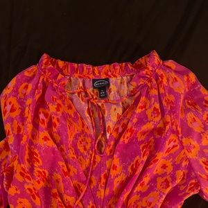 Scoop long sleeve maxi dress